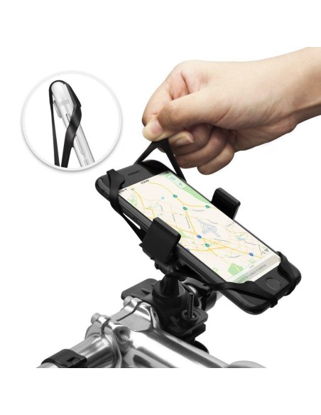 Spigen A250 telefono laikiklis dviračio vairui - juodas