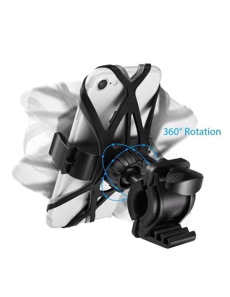 Spigen A250 telefono laikiklis dviračio vairui - juodas