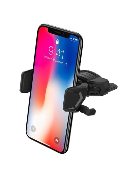Spigen TMS24 telefono laikiklis CD lizdui automobilyje - juodas Spigen TMS24 telefono laikiklis CD lizdui automobilyje - juodas