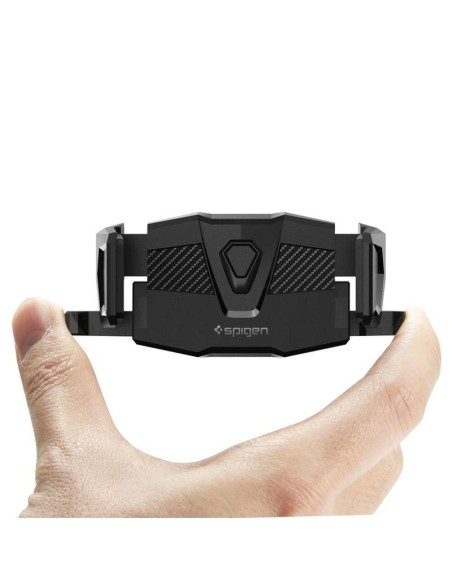 Spigen TMS24 telefono laikiklis CD lizdui automobilyje - juodas Spigen TMS24 telefono laikiklis CD lizdui automobilyje - juodas