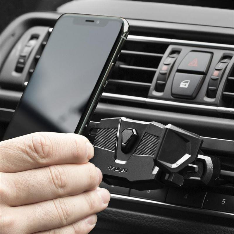 Spigen TMS24 telefono laikiklis CD lizdui automobilyje - juodas