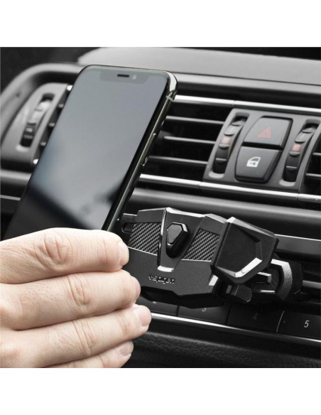 Spigen TMS24 telefono laikiklis CD lizdui automobilyje - juodas Spigen TMS24 telefono laikiklis CD lizdui automobilyje - juodas