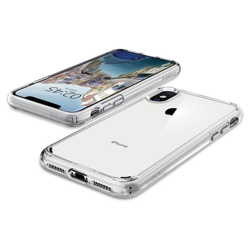 Spigen Ultra Hybrid dėklas iPhone XS Max - skaidrus
