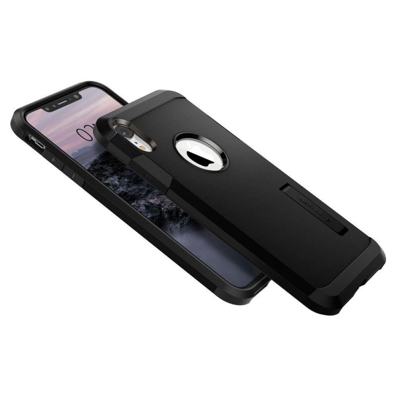 Spigen Tough Armor dėklas iPhone XR - juodas