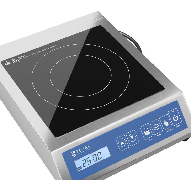 Viryklė nešiojama indukcinė kaitlentė 1 kaitvietės sk. 28cm LCD 3500W