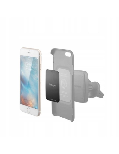 Spigen MP-4P magnetinės plokštelės automobiliams - juodos Spigen MP-4P magnetinės plokštelės automobiliams - juodos