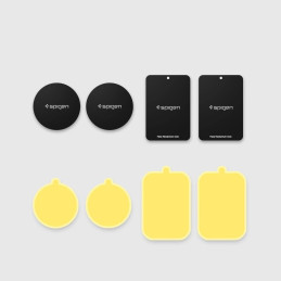 Spigen MP-4P magnetinės plokštelės automobiliams - juodos