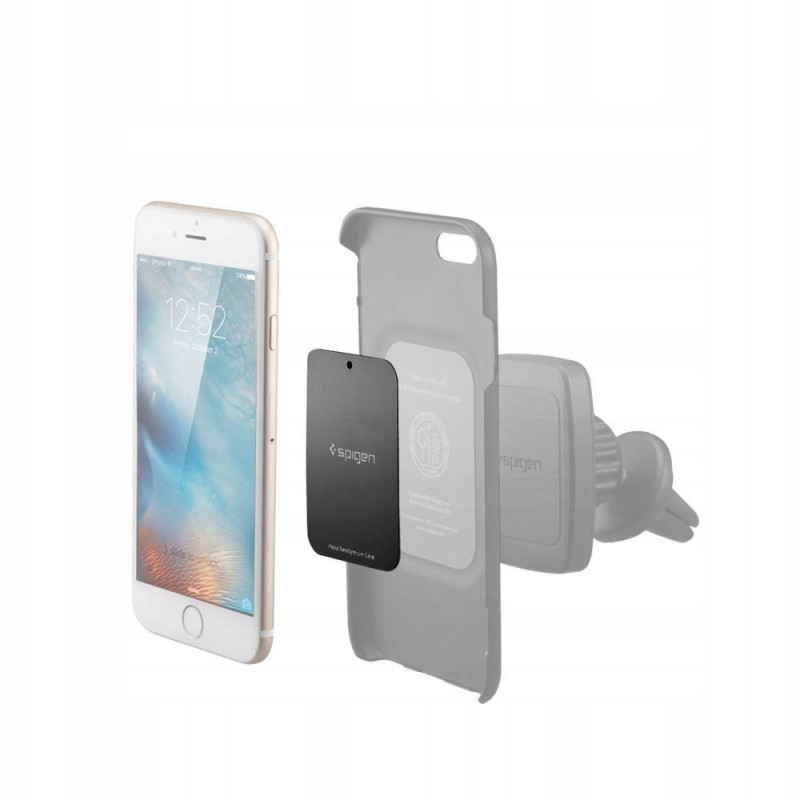 Spigen MP-4P magnetinės plokštelės automobiliams - juodos