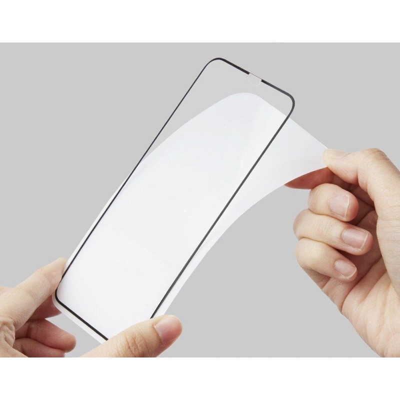 Spigen Glass FC grūdintas stiklas skirtas iPhone 11 / XR - juodas