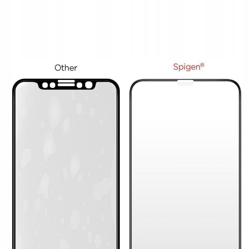 Spigen Glass FC grūdintas stiklas skirtas iPhone 11 / XR - juodas