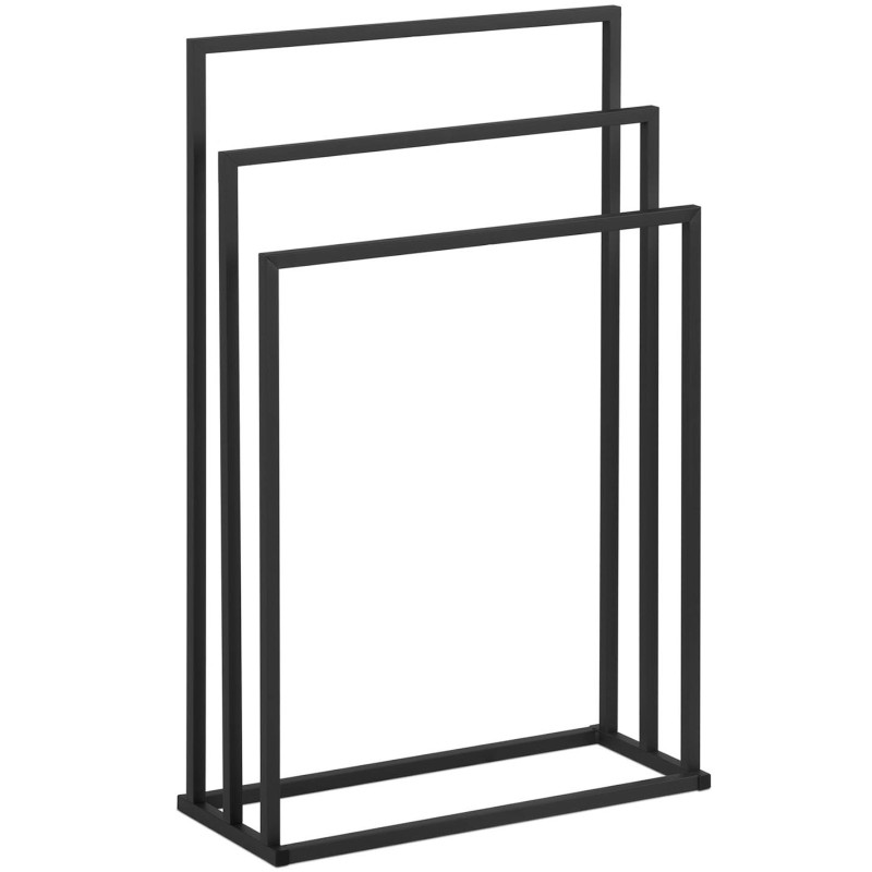 Stovas 3 rankšluosčiams, laisvai pastatomas grindis PLIENAS 55 x 21,5 x 84 cm tamsiai pilka