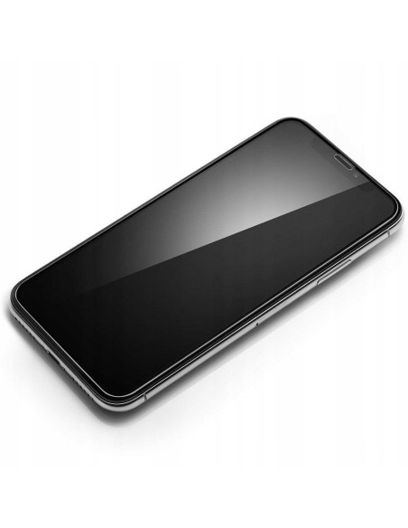 Spigen Glass FC grūdintas stiklas skirtas iPhone 11 / XR - juodas Spigen Glass FC grūdintas stiklas skirtas iPhone 11 / XR - juodas