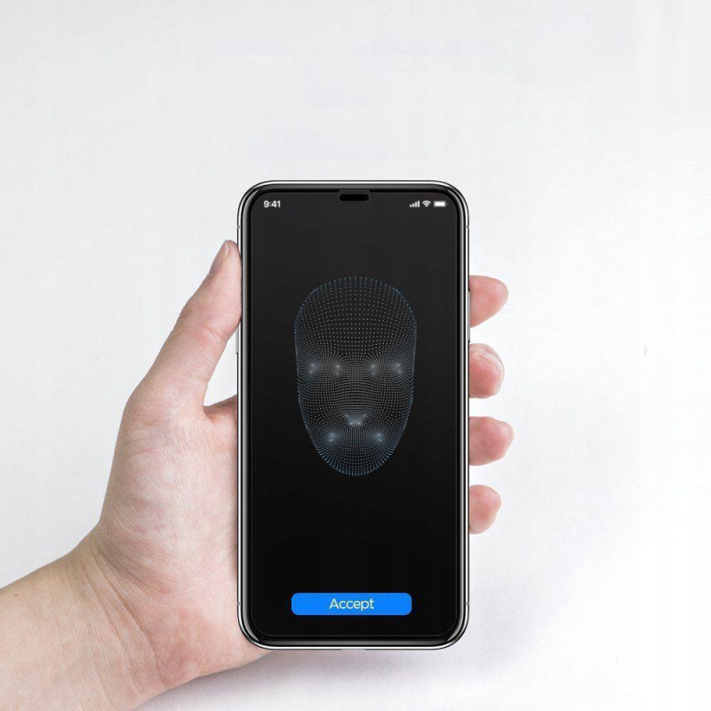 Spigen Glass FC grūdintas stiklas skirtas iPhone 11 / XR - juodas