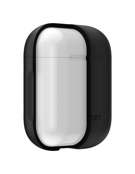 Spigen dėklas, skirtas AirPods 1/ 2 - juodas Spigen dėklas, skirtas AirPods 1/ 2 - juodas