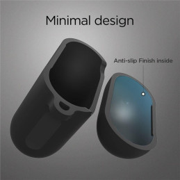 Spigen dėklas, skirtas AirPods 1/ 2 - juodas