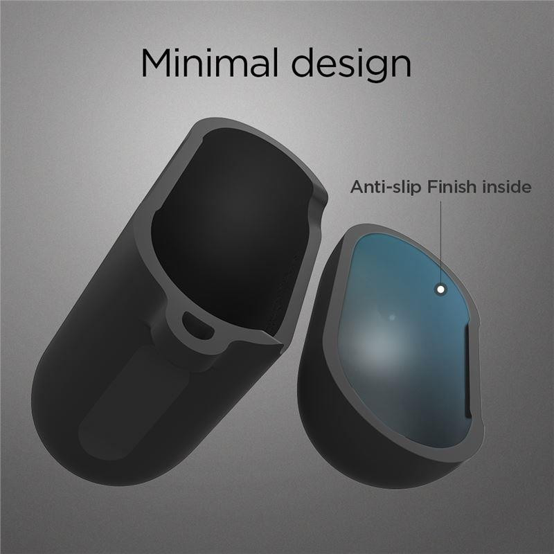 Spigen dėklas, skirtas AirPods 1/ 2 - juodas