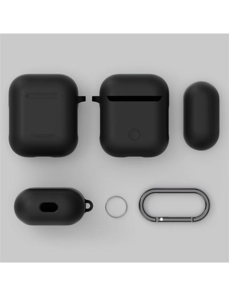 Spigen dėklas, skirtas AirPods 1/ 2 - juodas Spigen dėklas, skirtas AirPods 1/ 2 - juodas