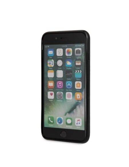 BMW BMHCI8LMBC iPhone 7/ 8 Plus kieto dėklo dėklas juodas/ juodas BMW BMHCI8LMBC iPhone 7/ 8 Plus kieto dėklo dėklas juodas/ juodas