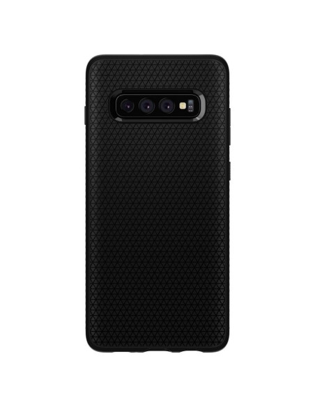 Spigen Liquid Air dėklas, skirtas Samsung Galaxy S10+ - matinė juoda Spigen Liquid Air dėklas, skirtas Samsung Galaxy S10+ - matinė juoda