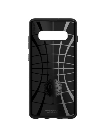 Spigen Liquid Air dėklas, skirtas Samsung Galaxy S10+ - matinė juoda Spigen Liquid Air dėklas, skirtas Samsung Galaxy S10+ - matinė juoda