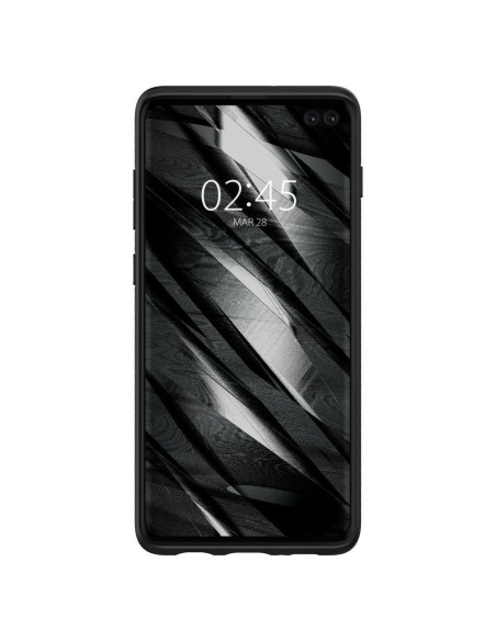 Spigen Liquid Air dėklas, skirtas Samsung Galaxy S10+ - matinė juoda Spigen Liquid Air dėklas, skirtas Samsung Galaxy S10+ - matinė juoda