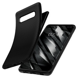 Spigen Liquid Air dėklas, skirtas Samsung Galaxy S10+ - matinė juoda