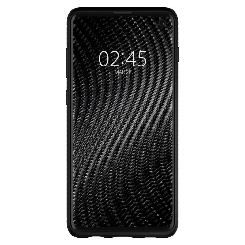 Spigen Rugged Armor dėklas, skirtas Samsung Galaxy S10 - matinė juoda