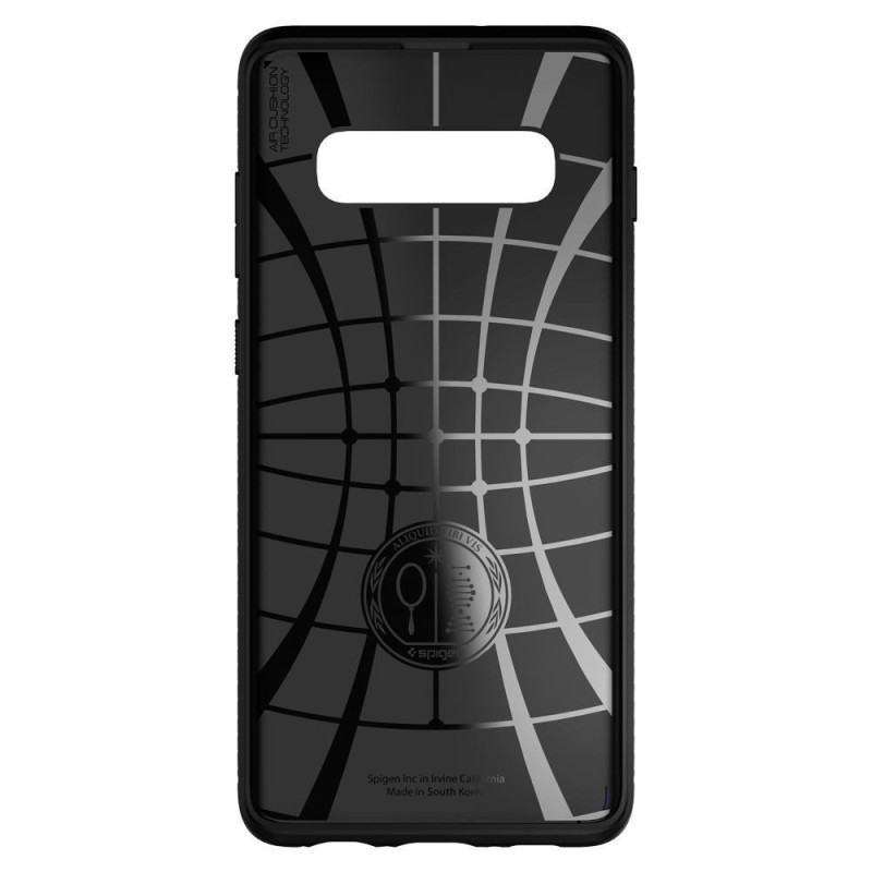 Spigen Rugged Armor dėklas, skirtas Samsung Galaxy S10 - matinė juoda