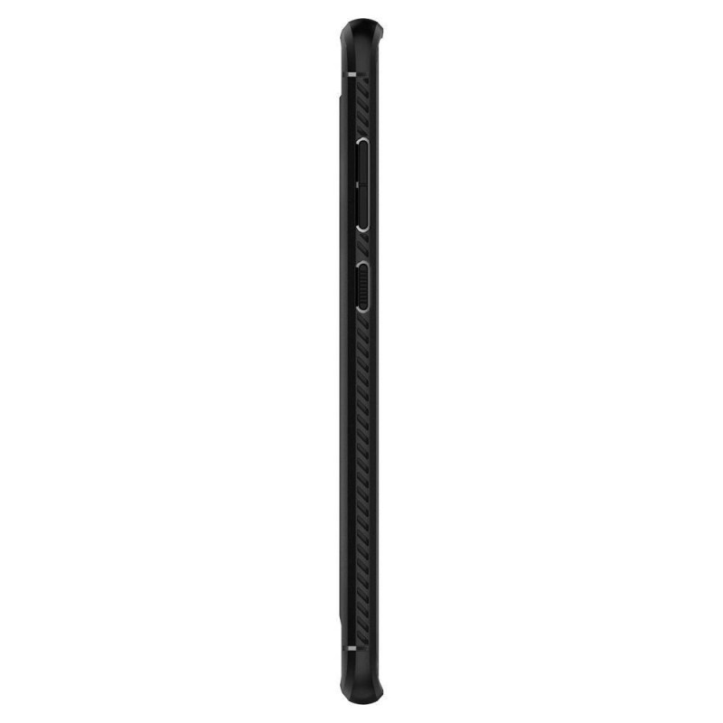 Spigen Rugged Armor dėklas, skirtas Samsung Galaxy S10 - matinė juoda