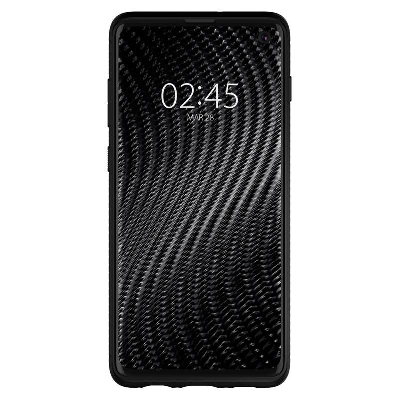 Spigen Rugged Armor dėklas, skirtas Samsung Galaxy S10 - matinė juoda