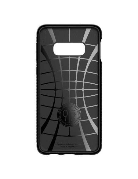 Spigen Rugged Armor dėklas, skirtas Samsung Galaxy S10E - matinė juoda Spigen Rugged Armor dėklas, skirtas Samsung Galaxy S10E - matinė juoda