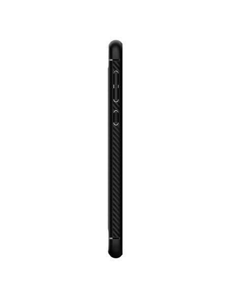 Spigen Rugged Armor dėklas, skirtas Samsung Galaxy S10E - matinė juoda Spigen Rugged Armor dėklas, skirtas Samsung Galaxy S10E - matinė juoda