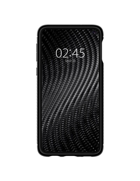 Spigen Rugged Armor dėklas, skirtas Samsung Galaxy S10E - matinė juoda Spigen Rugged Armor dėklas, skirtas Samsung Galaxy S10E - matinė juoda