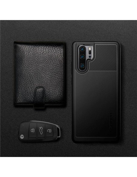 Spigen Rugged Armor dėklas, skirtas Huawei P30 Pro - juodas