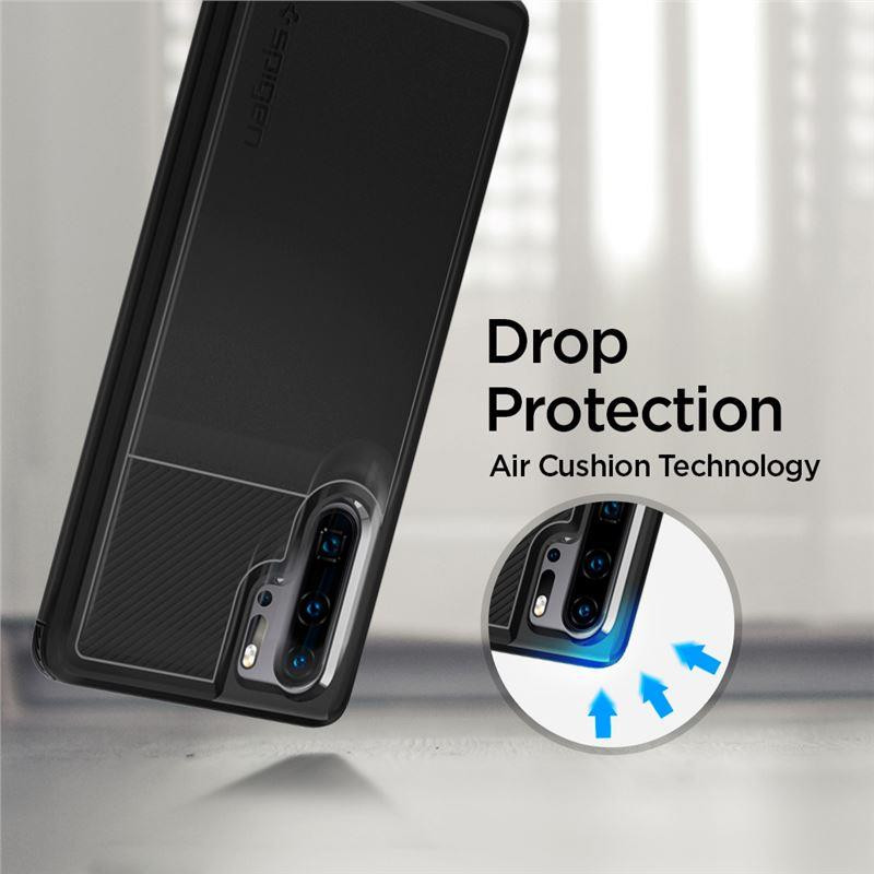 Spigen Rugged Armor dėklas, skirtas Huawei P30 Pro - juodas
