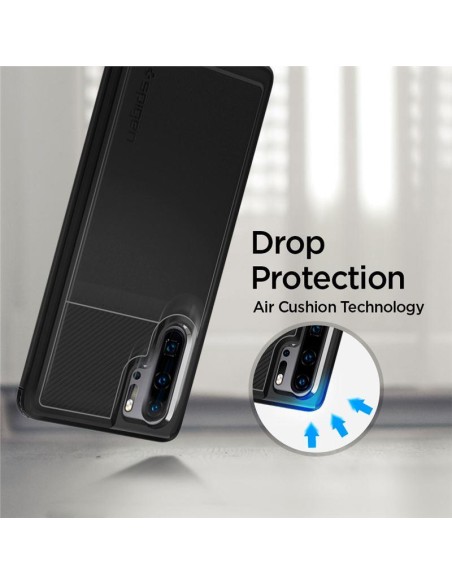 Spigen Rugged Armor dėklas, skirtas Huawei P30 Pro - juodas