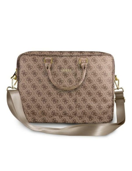 Guess 4G Uptown krepšys 16" nešiojamam kompiuteriui - rudas Guess 4G Uptown krepšys 16" nešiojamam kompiuteriui - rudas