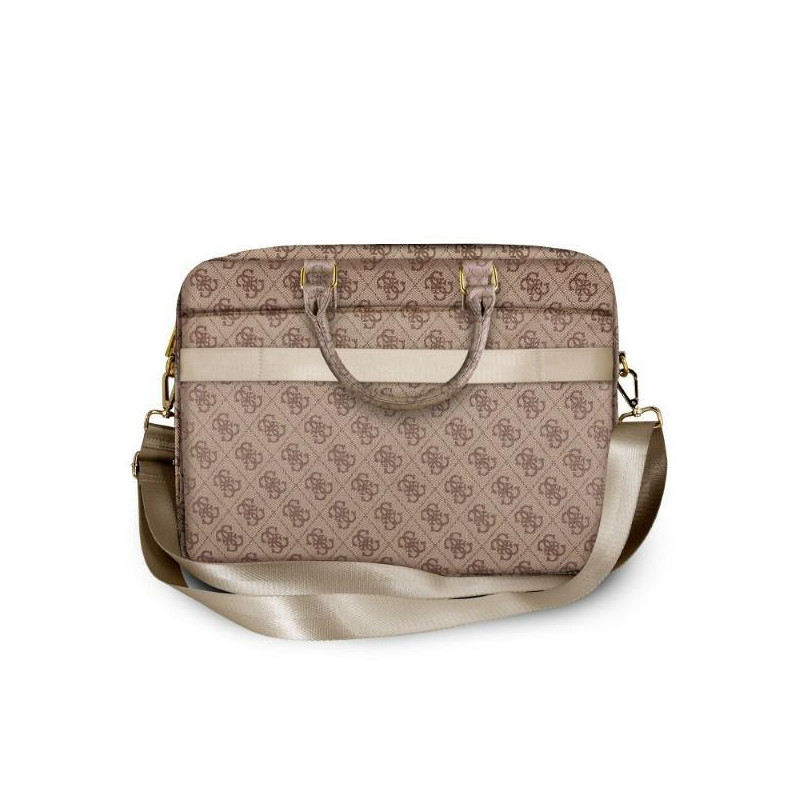 Guess 4G Uptown krepšys 16" nešiojamam kompiuteriui - rudas