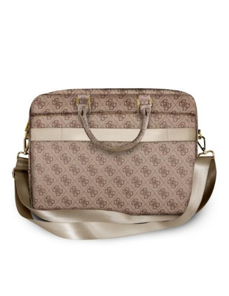 Guess 4G Uptown krepšys 16" nešiojamam kompiuteriui - rudas Guess 4G Uptown krepšys 16" nešiojamam kompiuteriui - rudas