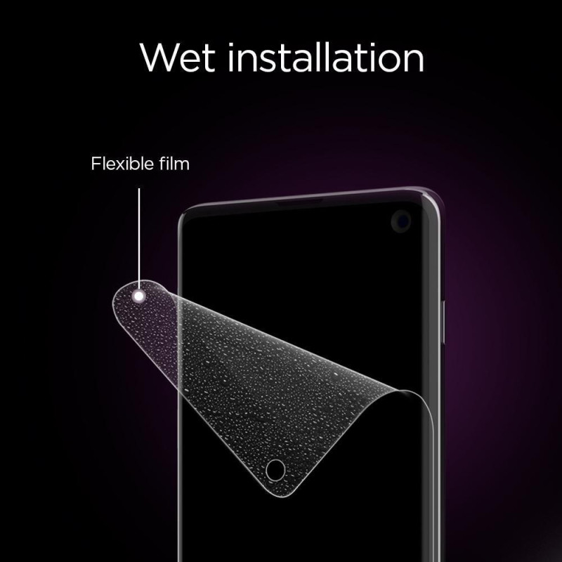 Spigen Neo Flex HD apsauginė plėvelė, skirta Samsung Galaxy S10