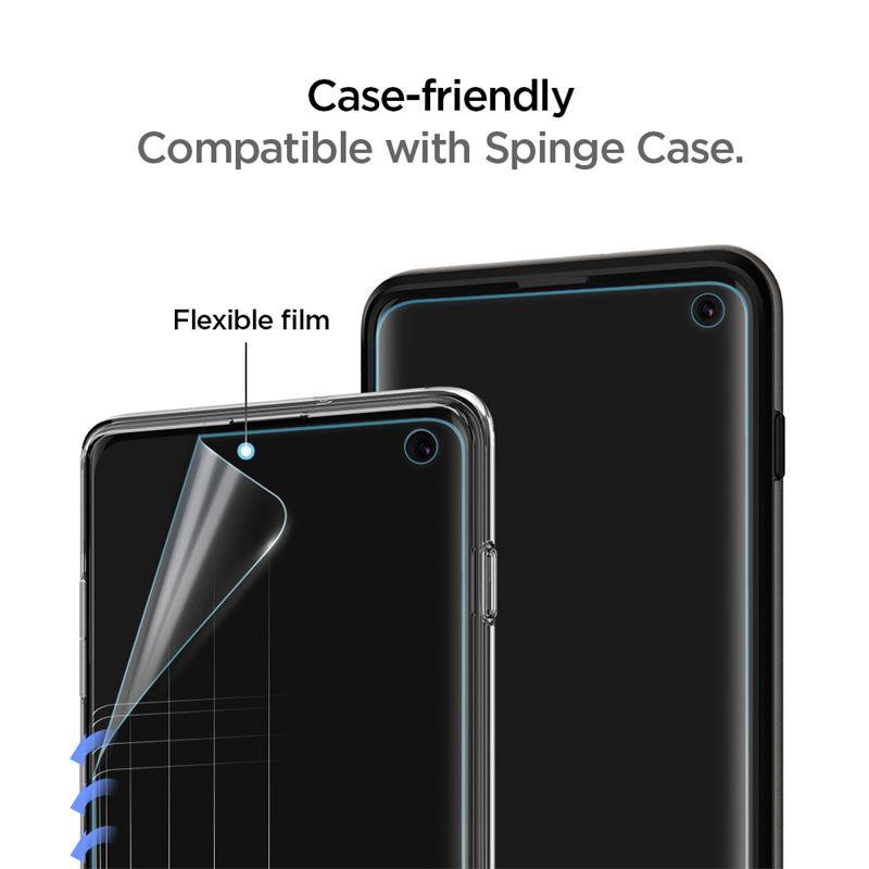 Spigen Neo Flex HD apsauginė plėvelė, skirta Samsung Galaxy S10