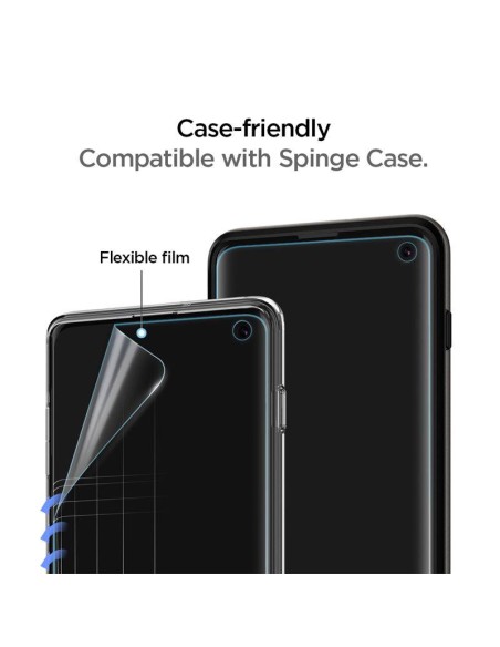 Spigen Neo Flex HD apsauginė plėvelė, skirta Samsung Galaxy S10 Spigen Neo Flex HD apsauginė plėvelė, skirta Samsung Galaxy S10