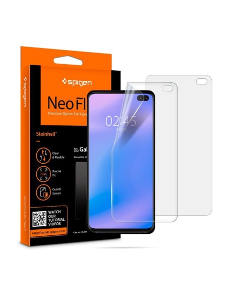 Spigen Neo Flex HD apsauginė folija, skirta Samsung Galaxy S10+ Spigen Neo Flex HD apsauginė folija, skirta Samsung Galaxy S10+