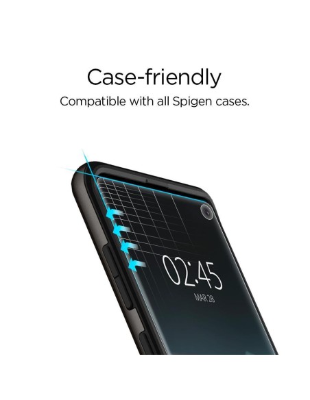Spigen Neo Flex HD apsauginė folija, skirta Samsung Galaxy S10+ Spigen Neo Flex HD apsauginė folija, skirta Samsung Galaxy S10+