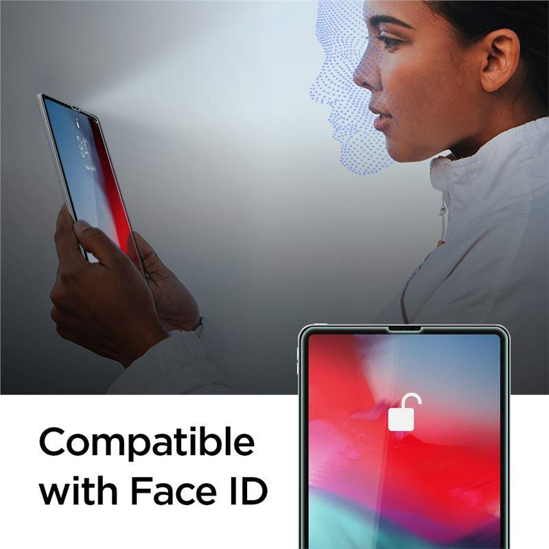 Spigen Glas.tR Plonas grūdintas stiklas, skirtas iPad Pro 12,9 colių 2020 / 2021 / 2022 m.