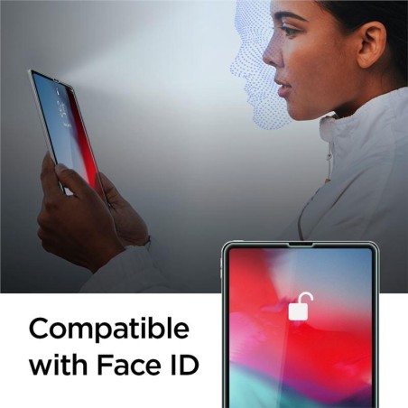 Spigen Glas.tR Plonas grūdintas stiklas, skirtas iPad Pro 12,9 colių 2020 / 2021 / 2022 m. Spigen Glas.tR Plonas grūdintas stiklas, skirtas iPad Pro 12,9 colių 2020 / 2021 / 2022 m.
