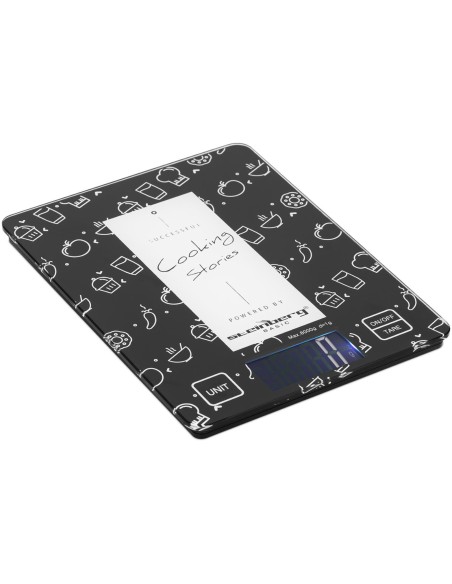 Elektroninės stalinės svarstyklės iš LCD stiklo 22 x 17 cm 8 kg / 1 g Elektroninės stalinės svarstyklės iš LCD stiklo 22 x 17 cm 8 kg / 1 g