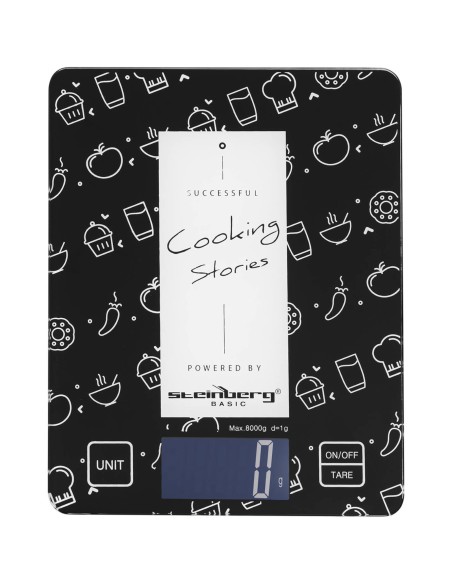 Elektroninės stalinės svarstyklės iš LCD stiklo 22 x 17 cm 8 kg / 1 g Elektroninės stalinės svarstyklės iš LCD stiklo 22 x 17 cm 8 kg / 1 g