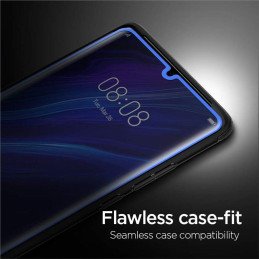 Spigen Glas.tR Plonas grūdintas stiklas, skirtas Huawei P30 Pro - juodas