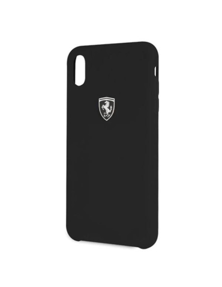 Ferrari Silicone Off Track dėklas iPhone Xs Max - juodas Ferrari Silicone Off Track dėklas iPhone Xs Max - juodas